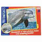 Unbranded Photomosaic Dolphin Puzzle 1000pc