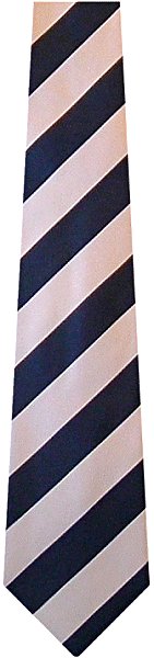 Pink and Navy Stripes Tie