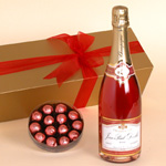 Pink Champagne and Truffles