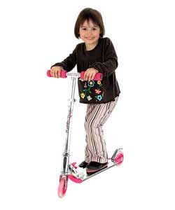 Pink Flashing Scooter