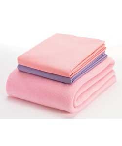Pink Fleece Bedding Bale