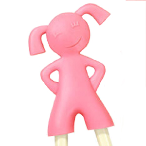 Unbranded (Pink Girl) Chopstick Kids - Chopsticks with a