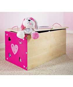Pink Hearts Storage Chest
