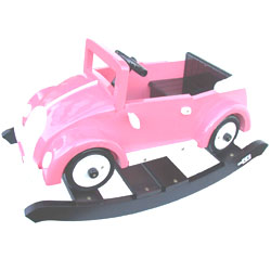 Pink Rocking Car