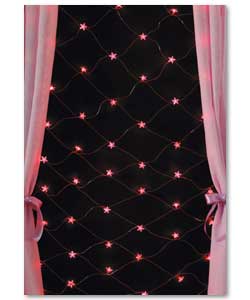 Pink Star Multi Function Net Lights