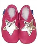 Pink Star Slippers - 12-18 months- Toytopia