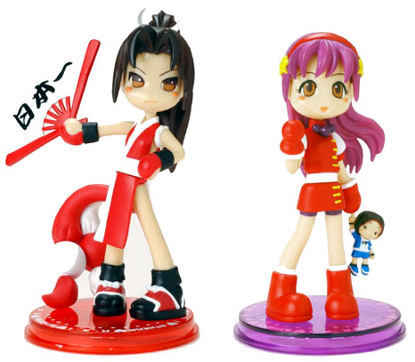 This is the special pinky st version of The king of fighters set and comes with two figures Mai &