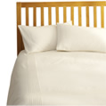 Pintuck Pair Housewife Pillow cases - Cream