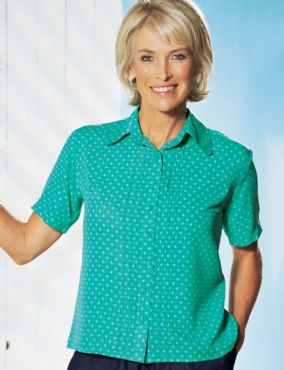 Unbranded PINTUCK PRINTED BLOUSE