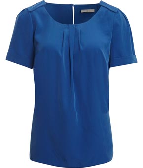 Unbranded Pintuck Satin Blouse