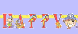 Pirate party - Letter Banner
