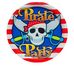 Pirate Skull & Cross Bones - Plate