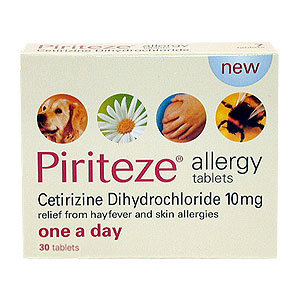 Piriteze Allergy Tablets One A Day - Size: 30