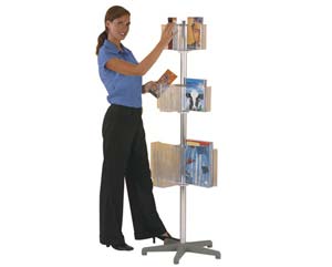 Unbranded Pirouette portable leaflet dispenser