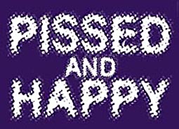 Pissed And Happy Keyring