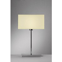 Unbranded PIZ4050/S1021 - Chrome and Cream Table Lamp