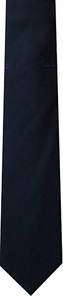 Unbranded Plain Black Extra Long Tie