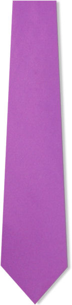 Unbranded Plain Bright Purple Tie