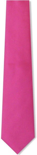 Unbranded Plain Cerise Pink Tie