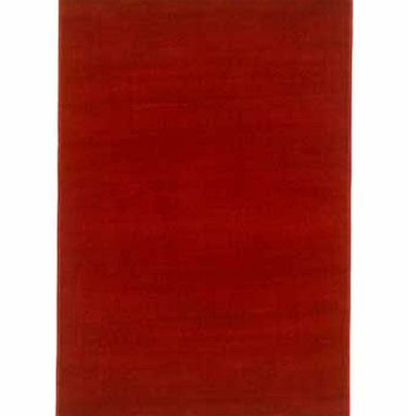 Unbranded Plain Dye Rug - Red