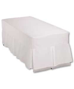 Plain Dyed Box Pleat Single Valance - Stone