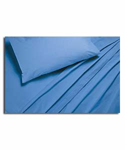 Plain-Dyed Cornflower Blue Single Sheet Set