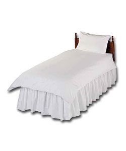 Plain Dyed King Size Sheet Set - White.