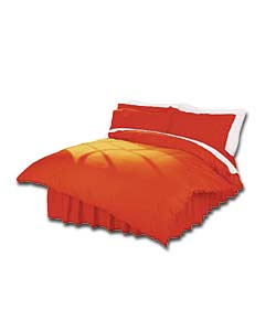 Plain Dyed King Size Spice Sheet Set