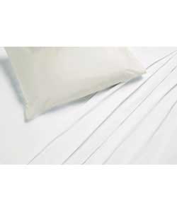 Plain Dyed Kingsize Duo Fitted Sheet Set - Cream