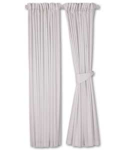 Plain Dyed Ready Made Stone Curtains - 168 x 182cm.