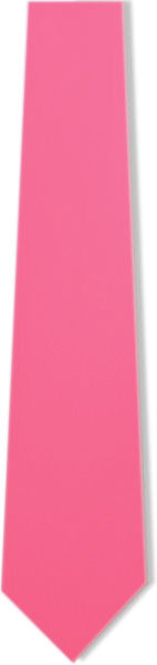 Unbranded Plain Hot Pink Tie