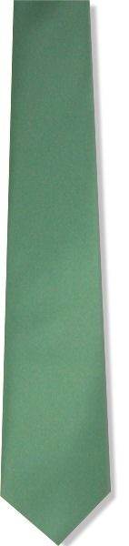 Plain Leaf Green Tie