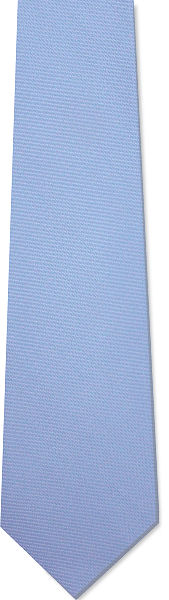 Unbranded Plain Light Blue Textured Tie