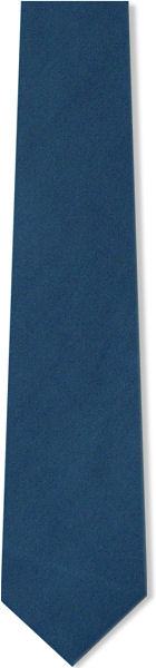 Unbranded Plain Navy Blue Silk Tie