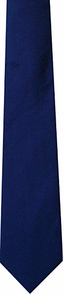 Unbranded Plain Navy Extra Long Tie