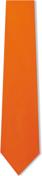 Unbranded Plain Orange Tie