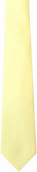 Plain Pale Lemon Tie