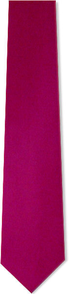 Unbranded Plain Raspberry Tie