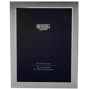 This very simple but extremly effective Plain Satin Silver 6 x 8 Photo Frame is a great gift for you