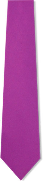 Unbranded Plain Shocking Purple Tie