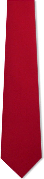 Unbranded Plain Wine Red Tie