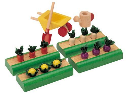 Plan Toys: Vegetable Garden (Dollhouse Accessory)- Plan Toys