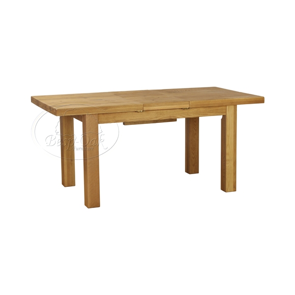 Unbranded Plank Oak Extending Dining Table - extends to