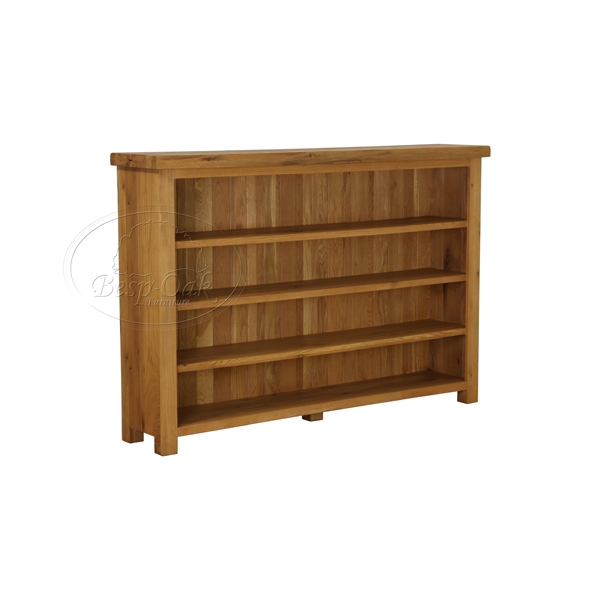 Unbranded Plank Oak Low Bookcase