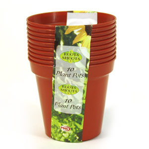 Unbranded Plants Pots x 10 - Medium