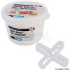 Unbranded Plaslugs Pro-Tiler Tub Of 1500 4mm Tile Spacers
