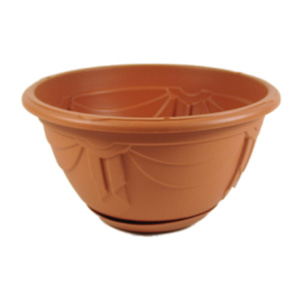 Unbranded Plastic Hanging Basket Terracotta 32cm