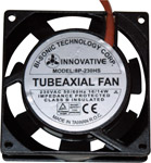 · Two 230Vac fans in a diecast aluminium housing with plastic blades.  · The fans have bronze slee