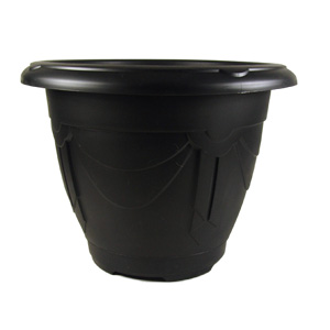 Unbranded Plastic Planter Black 57cm