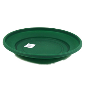 Unbranded Plastic Saucer Green 27cm